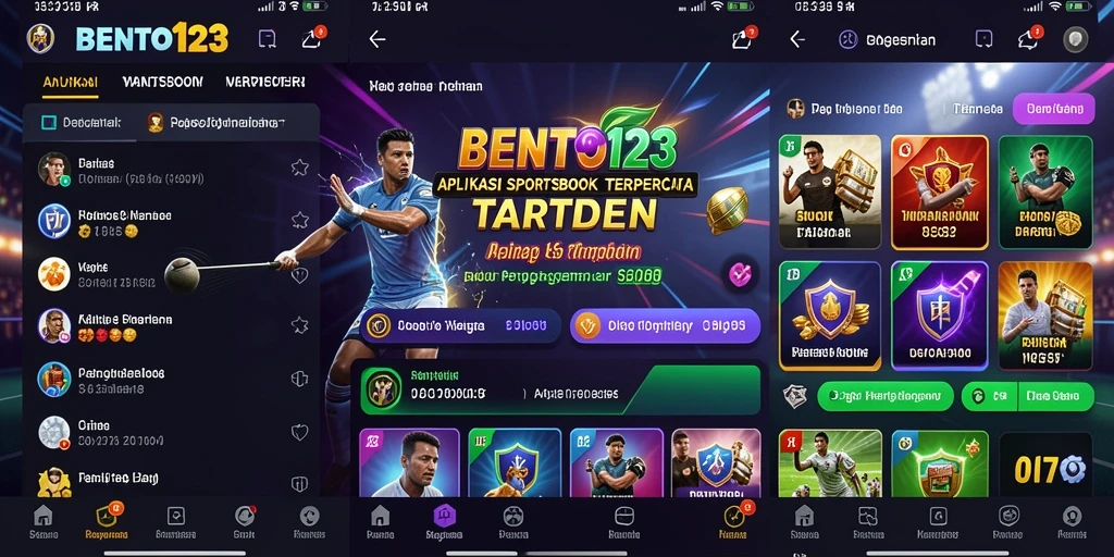 Tampilan menarik dari gameplay <strong>BENTO123</strong> dalam taruhan olahraga.