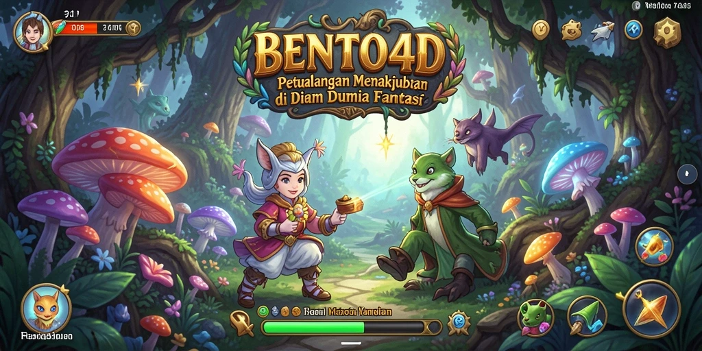Tampilan gameplay BENTO4D yang seru dan mendebarkan.