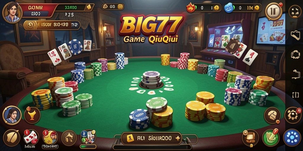 Tangkapan layar gameplay QiuQiu yang seru dan menarik.