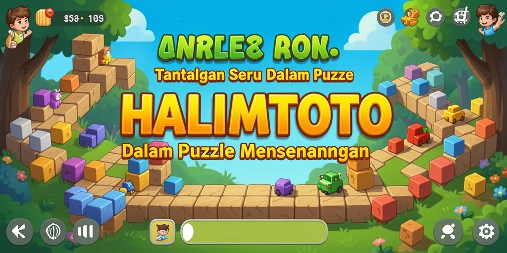 Tampilan gameplay HALIMTOTO yang menarik dan penuh warna.