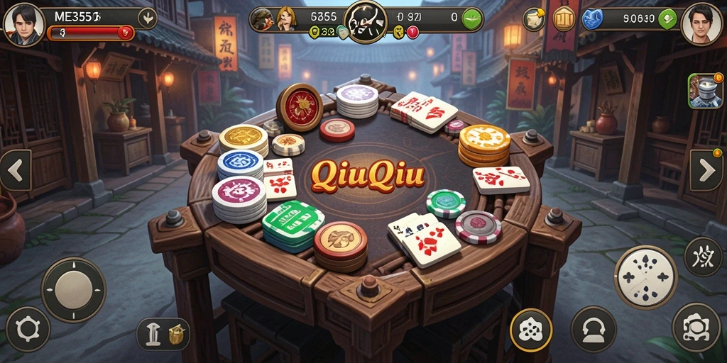 Tangkapan layar gameplay ME355 yang mengasyikkan dalam permainan QiuQiu.