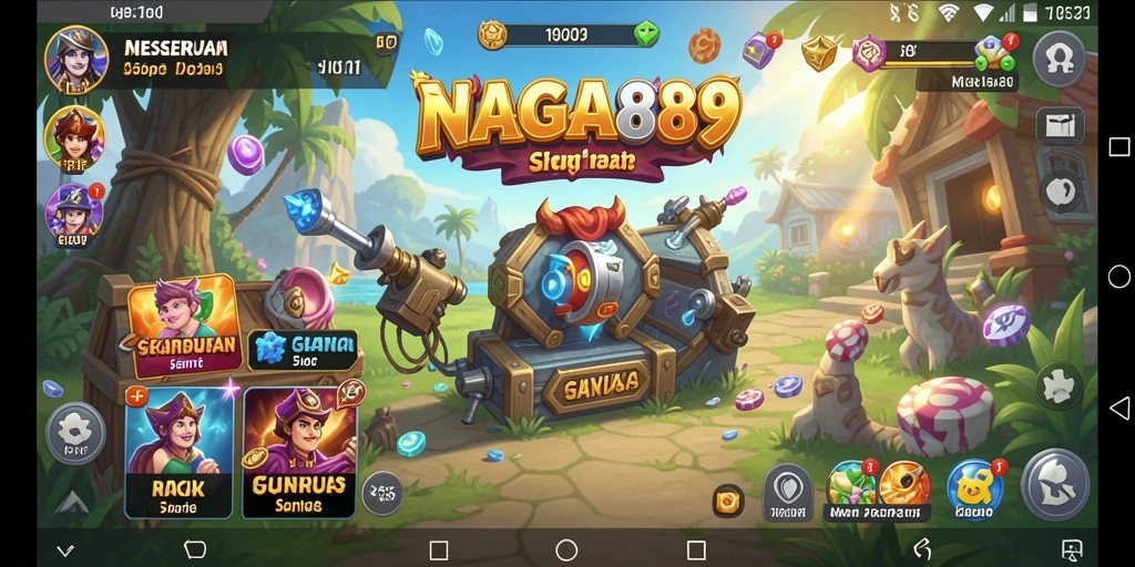 Tampilan seru gameplay Casual NAGA889 yang menghibur.