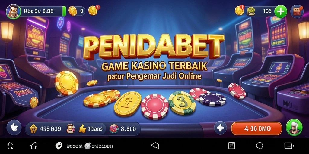 Tampilan menarik dari gameplay Kasino di PENIDABET.