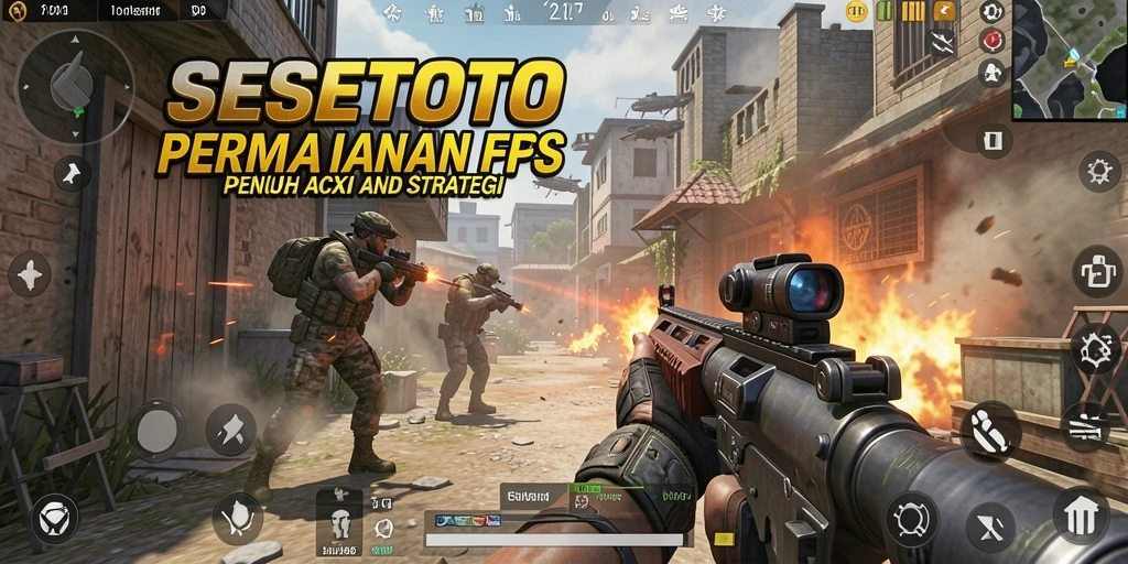 Tangkapan layar menunjukkan aksi seru dalam gameplay SESETOTO.