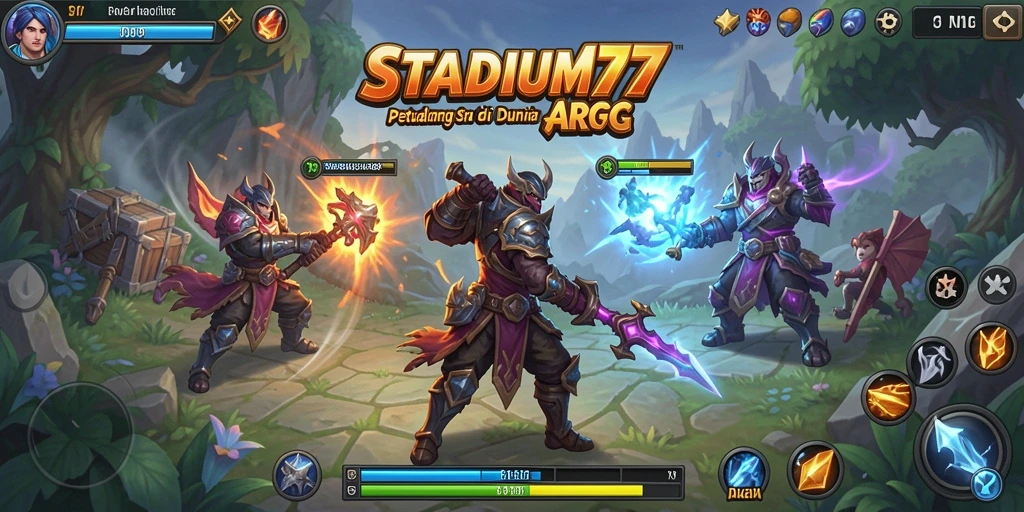 Gameplay STADIUM77 menampilkan aksi seru dengan grafis yang memukau.